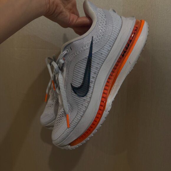 Nike Pegasus Premium Women's Road Running Shoes Grey/Orange/White - Picture 6 of 9